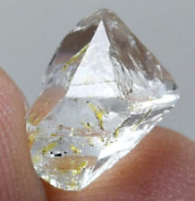 2.20 carat fluorescent PETROLEUM Diamond Quartz Bubble Moving crystal@PK14N20 picture