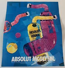 1997 Absolut vodka ad page ~ ABSOLUT McGLYNN ~ David McGlynn ~ 9x10.5 picture
