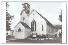 c1940's First Presbyterian Church Fonda Iowa IA RPPC Photo Vintage Postcard picture