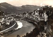 Postcard Die Festspielstadt Gesehen Von Mulln Mit Salzach Salzburg Austria picture