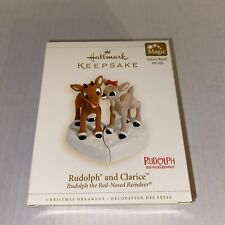 2006 HALLMARK Keepsake Ornament RUDOLPH AND CLARICE Light THE RED NOSED REINDEER picture