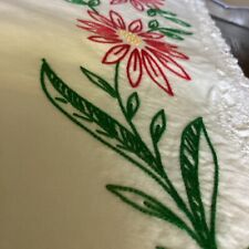 Vintage Italian Cotton Bolster Cover. 60” X 21” Stunning picture