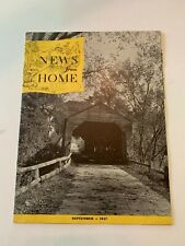 September 1947 News From Home Magazine Horse Issue By Home Fleet Insurance Co picture