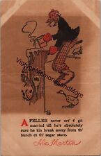 Vintage Abe Martin Comedy Postcard PC210 picture