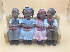 Children In Church Pew Figurine 6” picture
