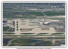 Salt Lake City International Airport United States of America Airport Postcard picture