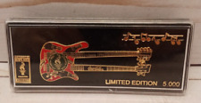 Authentic Atlanta 1996 Olympic Double Neck Guitar Coca Cola limited Edition Pin picture