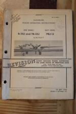 ORIGINAL 1944/47 AAF NAA B-25J & TB-25J BOMBER PILOTS FLIGHT MANUAL HANDBOOK picture