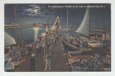 [62491] 1947 POSTCARD FISHERMEN'S DELIGHT at the INLET in ATLANTIC CITY, N. J. picture