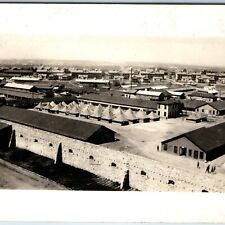 c1910s WWI San Antonio, TX RPPC Fort Sam Houston Barracks Camp Real Photo A244 picture