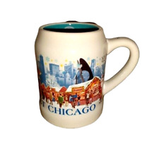 Christkindl Market 2017 Christmas Beer Stein Coffee Cocoa Mug Chicago 3 3/4