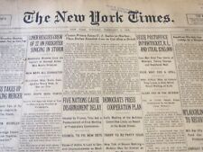 1926 FEB 2 NEW YORK TIMES SEIZE POST OFFICE IN PAWTUCKET & STEAL $265K - NT 6612 picture