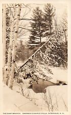 Real Photo The East Branch Emerson's Maple Villa Intervale New Hampshire NH picture