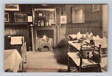 London England, Ye Olde Cheshire Cheese - William's Room, Vintage Postcard picture