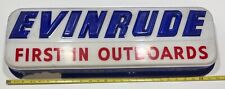 EXTREMELY RARE EVINRUDE First In Outboards Boat Motors Fishing Plastic for Sign picture