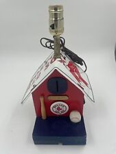 wooden red sox lamp bank picture