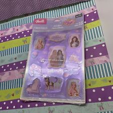 2004 BARBIE Princess & The Pauper Sticker 2 Sheet Pack Foil picture