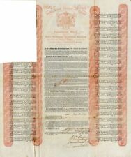 Poyaisian Bond signed by Gregor Mac Gregor - Fraudulent 500 Bond - Great History picture