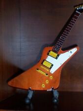 Mini Guitar LYNYRD SKYNYRD ALLEN COLLINS Memorabilia FREE STAND Gift Display picture
