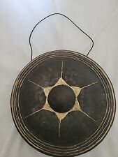 Vintage Bronze Metal Meditation Gong 9.5