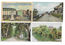 Lot of 48 ME Maine Postcards Portland Augusta Dexter Bangor Auburn Damariscotta picture