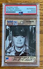 Marine General Alfred Gray 1991 Pro Set Desert Storm #82 Signed Card Auto PSA B picture