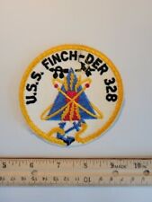 USS FINCH DE/DER-328 (DESTROYER ESCORT) EMBROIDERED PATCH -  US NAVY picture