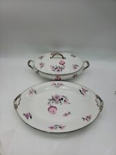 Limoges France Jean Boyer tureen/ leaded bowl With Plate picture
