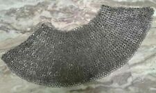 Stainless Steel Aventail Chainmail Collar 9 mm Riveted Medieval Armor LARP SCA picture