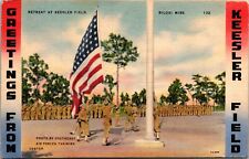 Biloxi Mississippi Keesler Field Air Force Base Training Linen Postcard picture