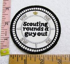 Scouting Rounds A Guy Out BSA Compass Patch picture