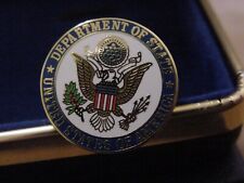   New pair U S Department of state CUFFLINKS DOS - color seal picture
