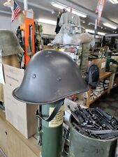 WW2 Dutch M40 helmet. Very Clean.  Original Liner, Chinstrap, and Paint picture
