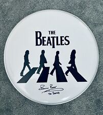 The Beatles - Pete Best - Large Signed Drumhead - Abbey Road - Rare picture