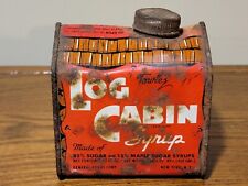 Vintage Towle's Log Cabin Syrup Tin 1940's picture