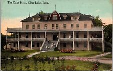 Postcard The Oaks Hotel in Clear Lake, Iowa picture