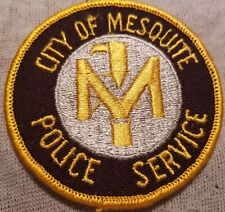 TX Mesquite Texas Police Service Shoulder Patch (3In Diameter) picture