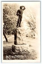c1910's The Pioneer Monument Storm Lake Iowa IA RPPC Photo Antique Postcard picture