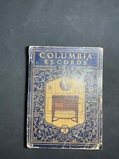 1924 COLUMBIA RECORDS CATALOGUE SOFT COVER picture