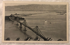 Post Card View of San Francisco-Oakland Bay bridge, Bardell Print, 1940s picture