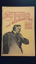 Vintage Great Ovette TRICKS AND ILLUSIONETTES Practical Tricks Easily Built 1944 picture