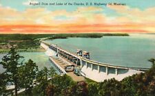 Postcard MO Bagnell Dam & Lake of the Ozarks Highway 54 Vintage PC J7818 picture