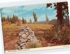 Postcard American Indian Post office on old Lolo Trail USA picture