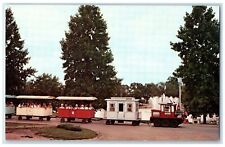 c1950's Campus Special Tours Trolley Visitors Point Lookout Missouri MO Postcard picture