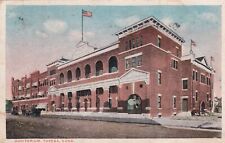 Auditorium Topeka Kansas KS 1911 to Quincy Illinois Postcard D31 picture