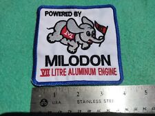 Powered By Milodon VII Litre Aluminum Engine Dealer Service Pocket Patch picture