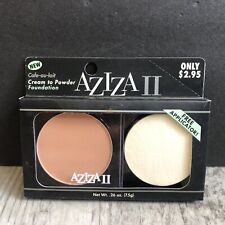 Vintage Aziza II Cream To Powder Foundation Cafe Au Lait Prop NOS New Old Stock picture