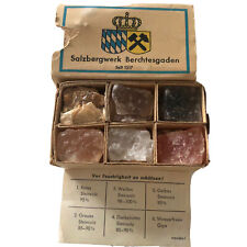 Vintage Salzbergwerk Berchtesgaden Rock Salt Sampler GERMANY picture