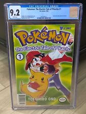 Pokémon The Electric Tale Of Pikachu #1 CGC 9.2 Nintendo WP VIZ 1st print app picture