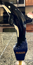 ALASKAN BREWING CO. Summer Ale Beer Tap Handle Orca Killer Whale picture